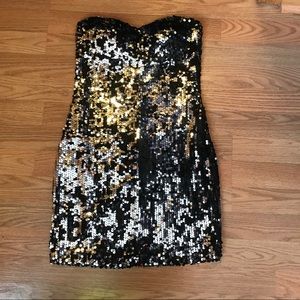 “As U Wish” Sequin Cocktail Dress